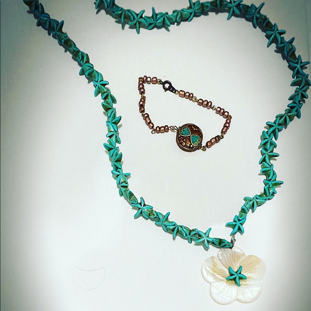 Necklace and bracelet